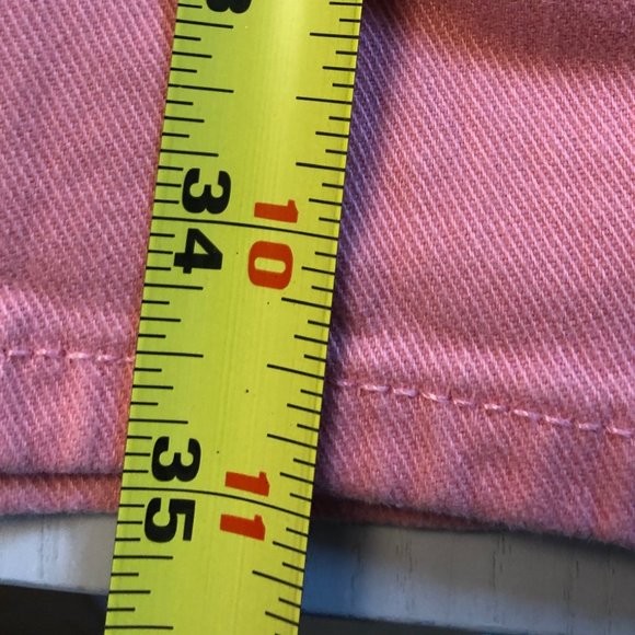 GAP Coral Pink Denim Jeans Size 27 - Picture 5 of 8
